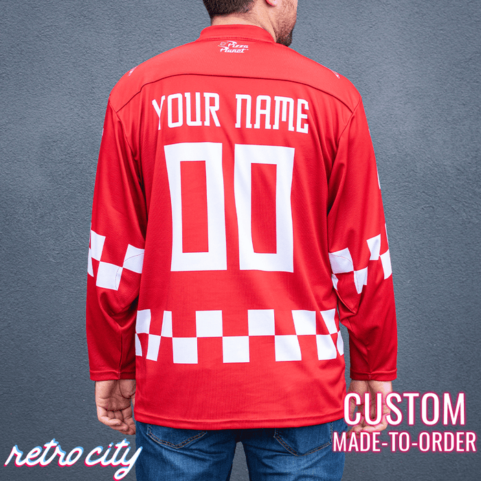 Pizza Planet Hockey Fan Jersey (Red)