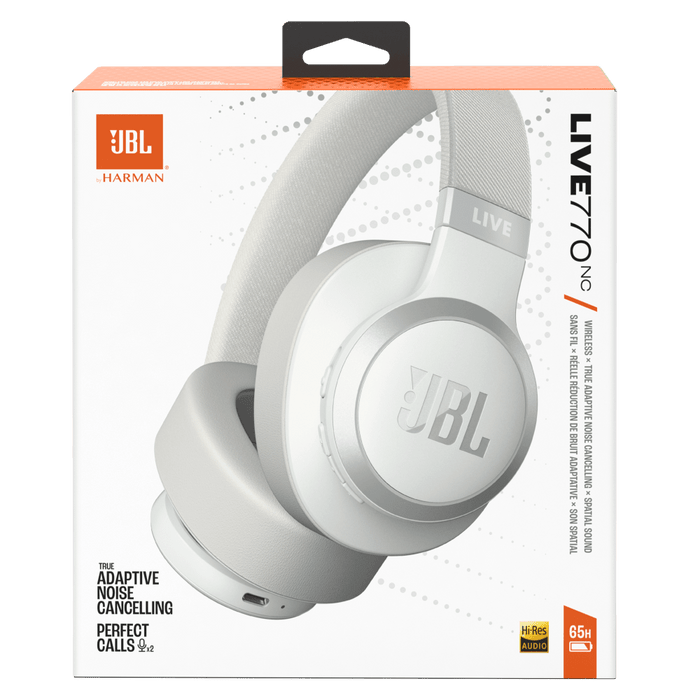JBL Live 770NC Wireless Over-Ear Headphones with True Adaptive Noise Cancelling by JBL
