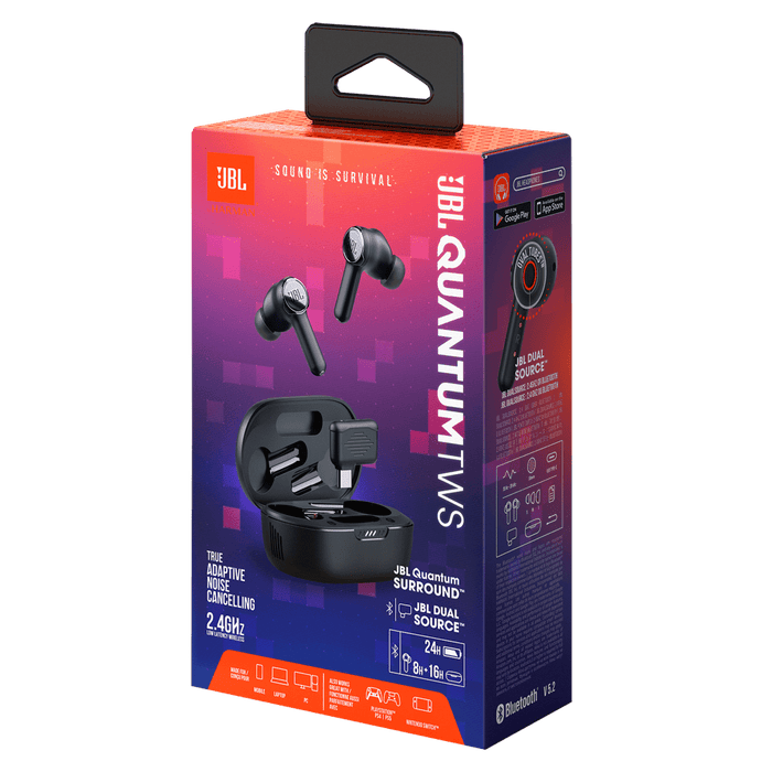 JBL Quantum True Wireless Noise Cancelling Gaming Headset by JBL