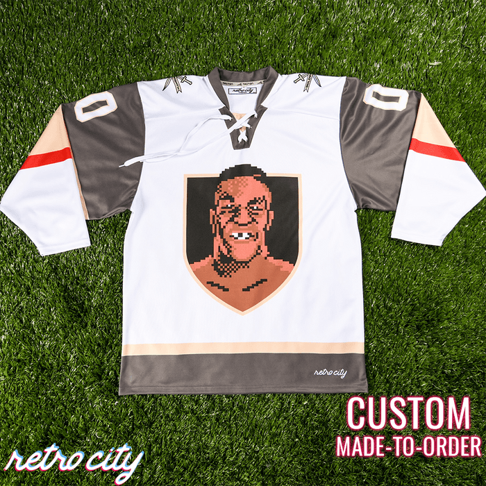 Las Vegas Golden Knighth Mike Tyson Punch Out Hockey Jersey