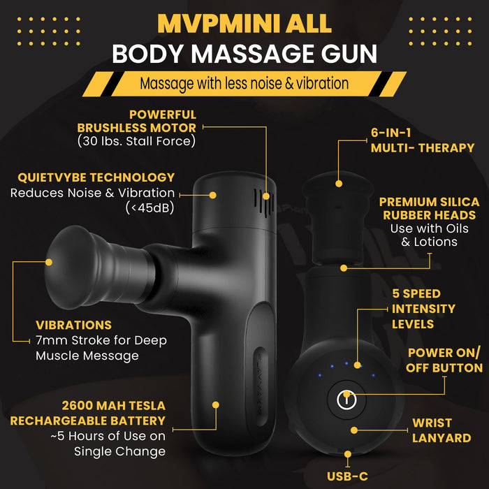 MVPmini Percussion Massage System by iReliev