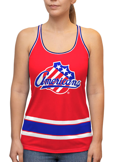 Rochester Americans Red Alternate Women's Racerback Hockey Tank