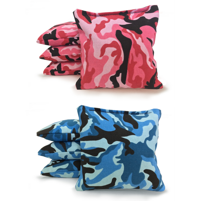 Set of 8 Regulation Duck Cloth Cornhole Bags - All Weather Resin by World Series of Cornhole