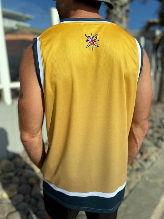 Vegas Golden Knights Championship Gold Ombré Hockey Tank