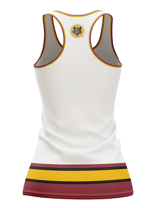 Chicago Wolves Away Women's Racerback Hockey Tank