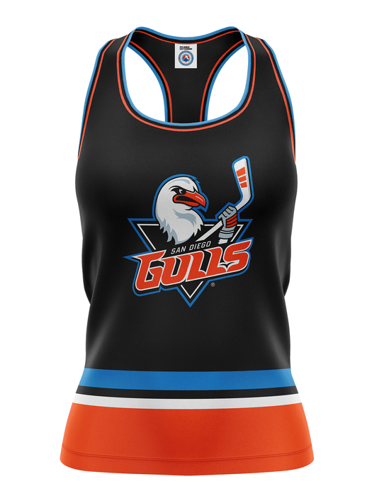 San Diego Gulls Women's Racerback Hockey Tank