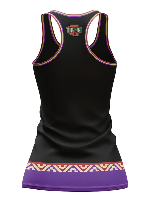 Tucson Roadrunners "Kachina" Alternate Women's Racerback Hockey Tank