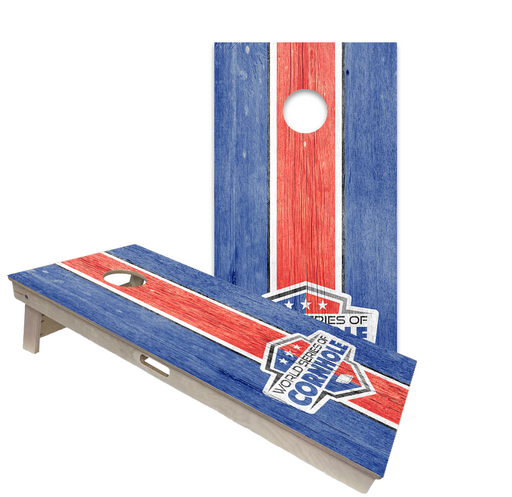 World Series of Cornhole Official 2' x 4' Professional Cornhole Board Runway 2402P - WSOC Stripes by World Series of Cornhole