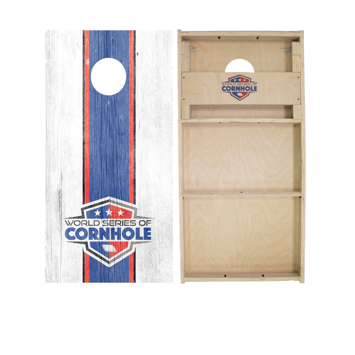 World Series of Cornhole Official 2' x 4' Professional Cornhole Board Runway 2402P - WSOC Stripes by World Series of Cornhole