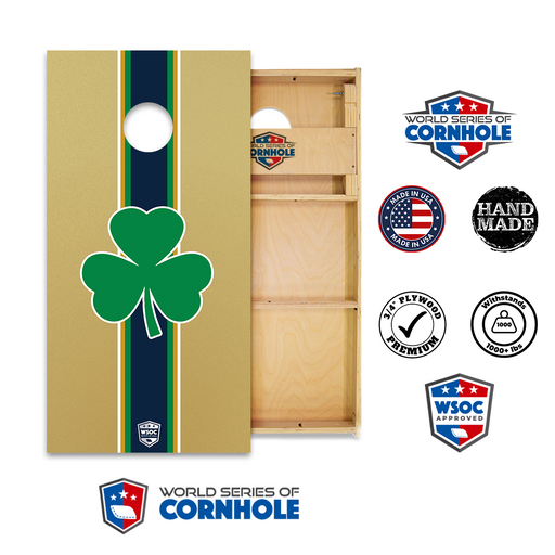 World Series of Cornhole Official 2' x 4' Professional Cornhole Board Runway 2402P - Notre Dame Fighting Irish by World Series of Cornhole