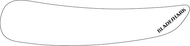 WHITE BLADESHARK Hockey Tape