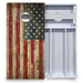 World Series of Cornhole Board Official All-Weather - Rustic Flag Right
