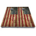 World Series of Cornhole Board Official All-Weather - Rustic Flag Right