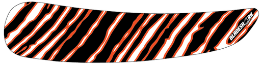 Bladeshark Hockey Blade Tape - ORANGE/BLACK/WHITE