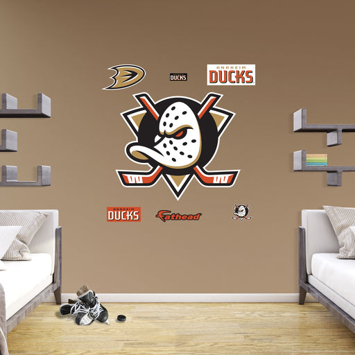 Anaheim Ducks - RealBig Logo Collection - Official NHL - Reusable Vinyl Wall Decals