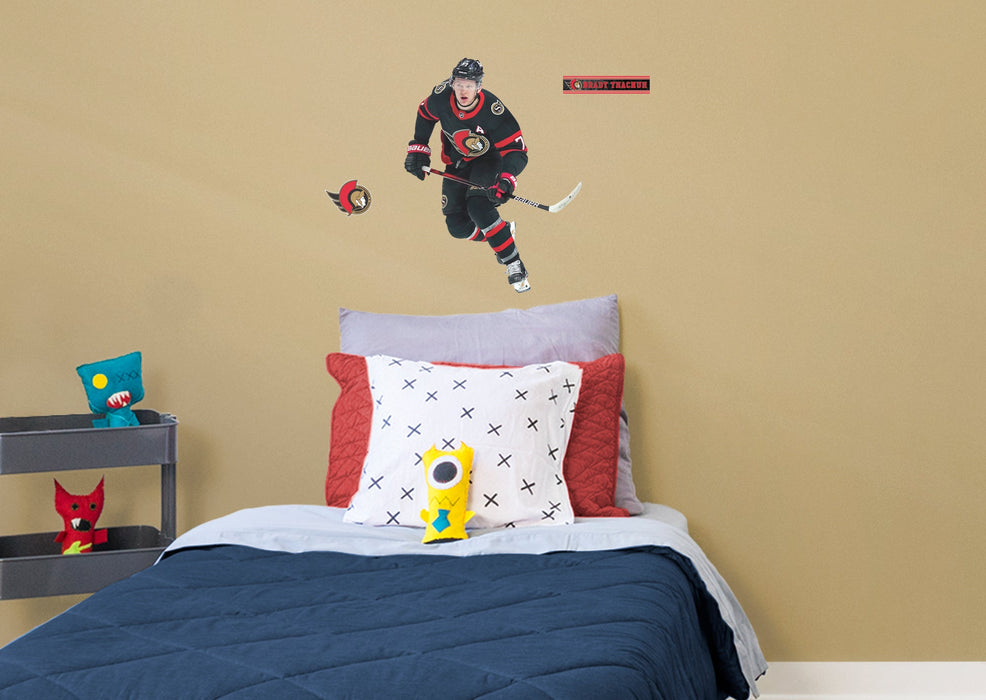 Brady Tkachuk - RealBig Collection - Official NHL - Ottawa Senators - Reusable Vinyl Wall Decals #2