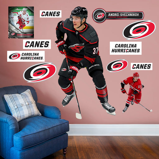 Andrei Svechnikov - RealBig Collection - Official NHL - Carolina Hurricanes - Reusable Vinyl Wall Decals
