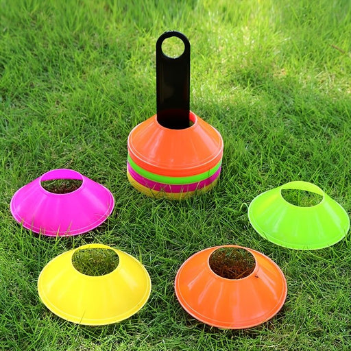 10pcs Hockey Training Sport Disc Cones Set; Sports Equipment For Fitness Training