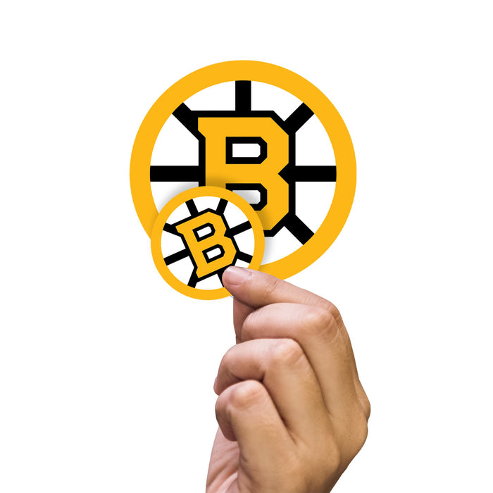 Boston Bruins - 5 Logo Minis (Mixed Sizes) - Official NHL - Reusable Vinyl Decals #2