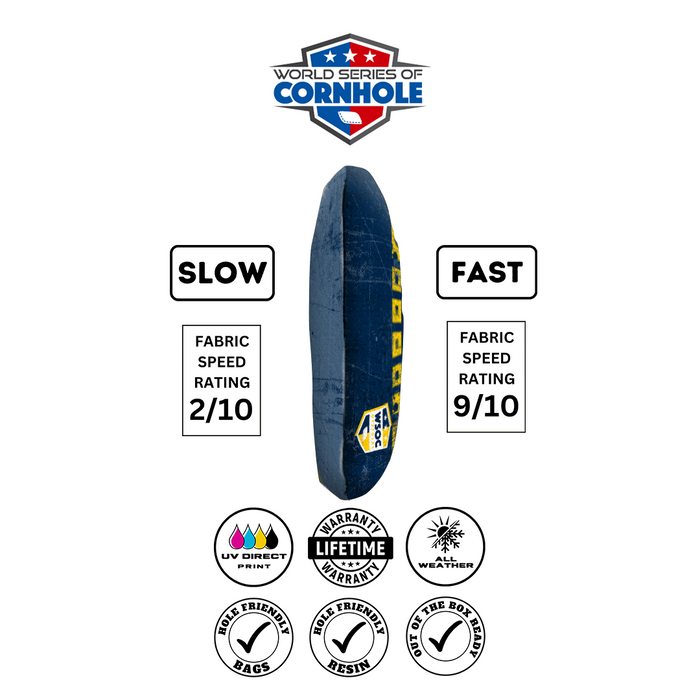 World Series of Cornhole 6-IN Professional Cornhole Bag - Xichigan by World Series of Cornhole