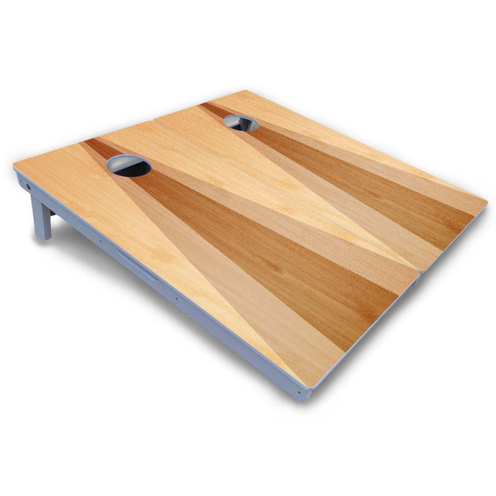 World Series of Cornhole Board Official All-Weather - Two Toned Triangle to Hole by World Series of Cornhole
