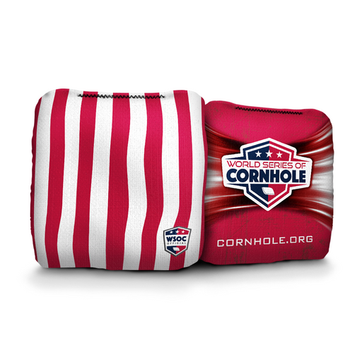 World Series of Cornhole 6-IN Professional Cornhole Bag - Stripe by World Series of Cornhole