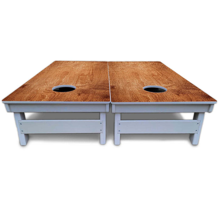 World Series of Cornhole Board Official All-Weather - Medium Wood by World Series of Cornhole