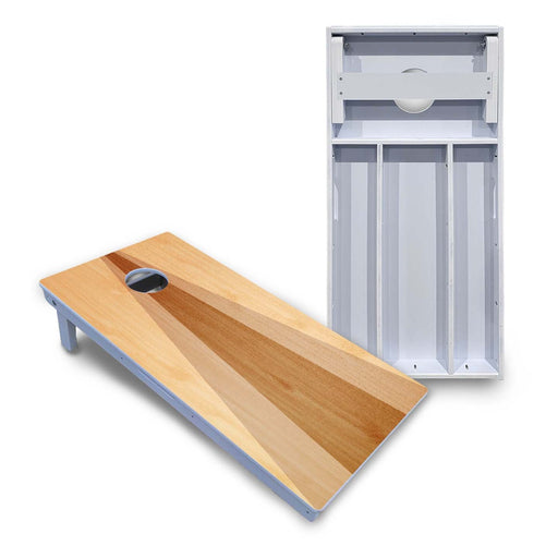 World Series of Cornhole Board Official All-Weather - Two Toned Triangle to Hole by World Series of Cornhole