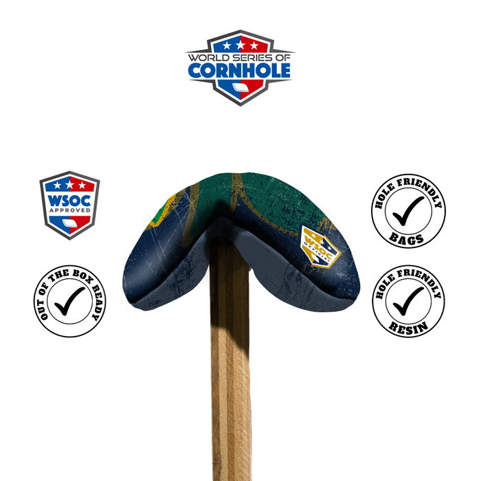World Series of Cornhole 6-IN Professional Cornhole Bag - Notre Dame Catholics by World Series of Cornhole
