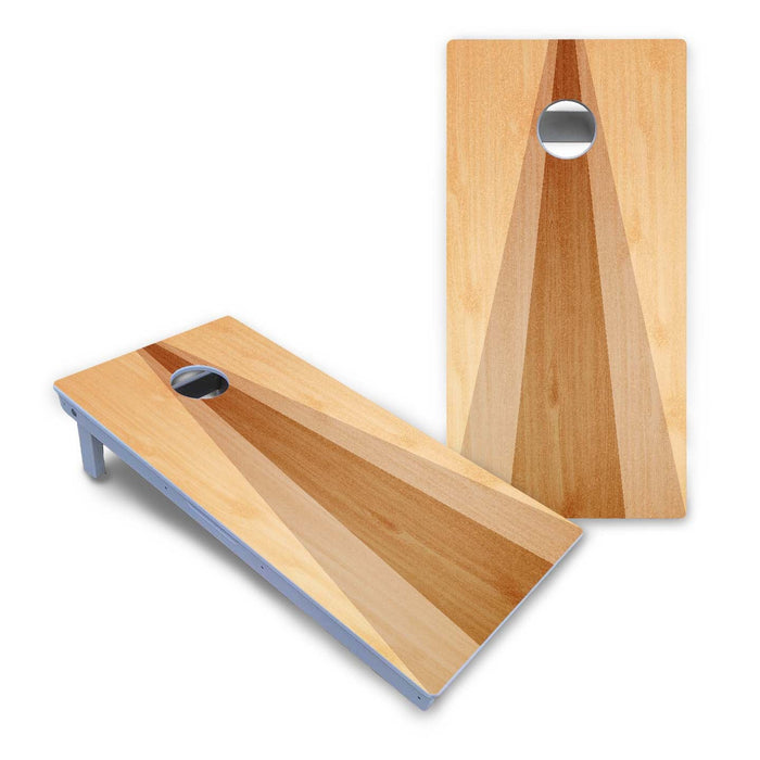 World Series of Cornhole Board Official All-Weather - Two Toned Triangle to Hole by World Series of Cornhole