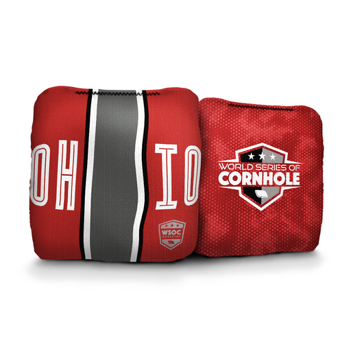 World Series of Cornhole 6-IN Professional Cornhole Bag - WSOC Ohio State by World Series of Cornhole