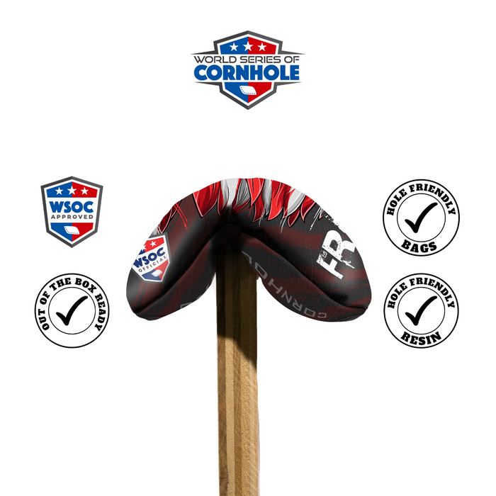 World Series of Cornhole 6-IN Professional Cornhole Bag - Liberty and Freedom Eagle by World Series of Cornhole
