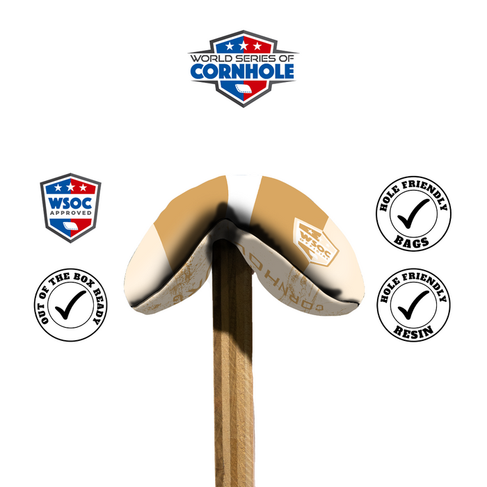 World Series of Cornhole 6-IN Professional Cornhole Bag - Classic by World Series of Cornhole