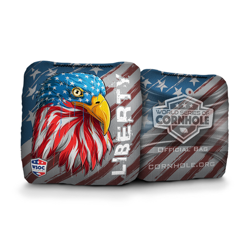 World Series of Cornhole 6-IN Professional Cornhole Bag - Liberty and Freedom Eagle by World Series of Cornhole