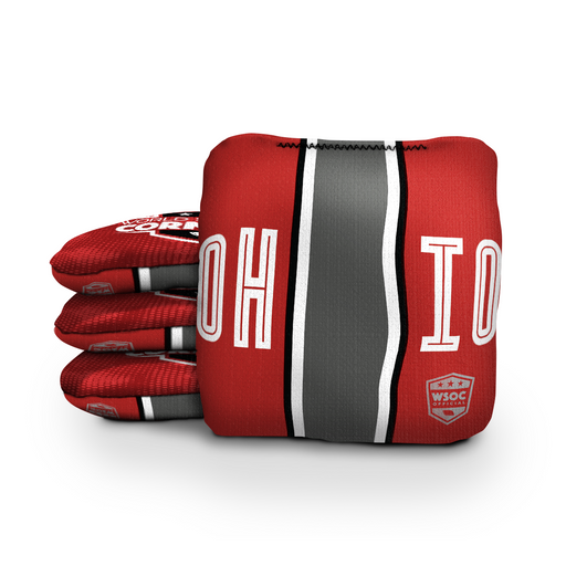 World Series of Cornhole 6-IN Professional Cornhole Bag - WSOC Ohio State by World Series of Cornhole