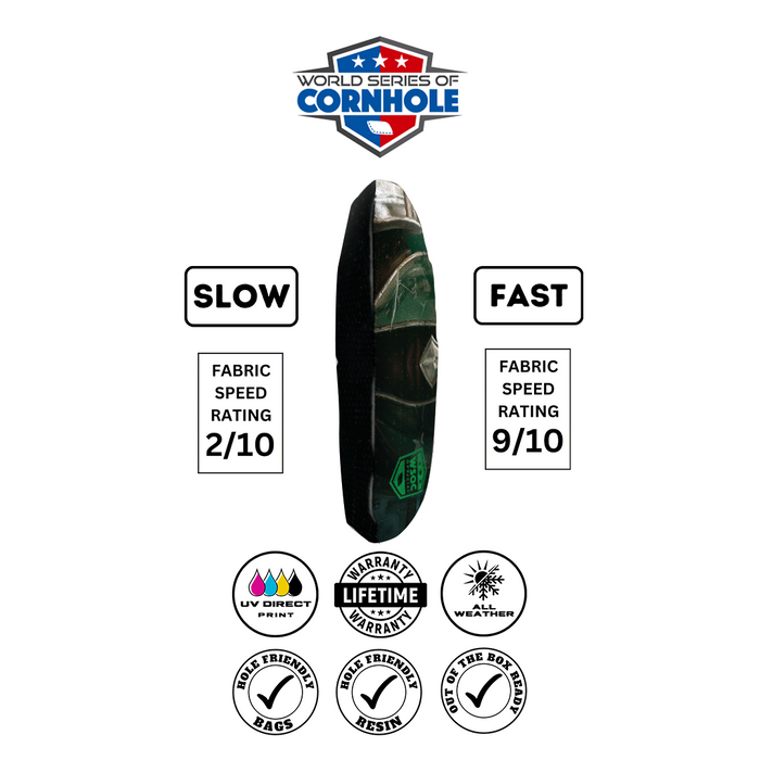 World Series of Cornhole 6-IN Professional Cornhole Bag - WSOC Michigan State Spartans by World Series of Cornhole