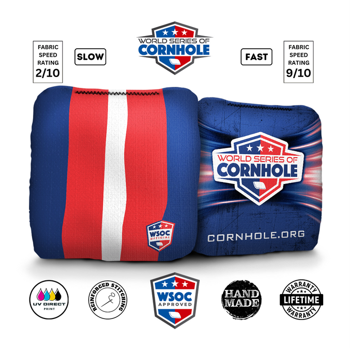 World Series of Cornhole 6-IN Professional Cornhole Bag - Classic by World Series of Cornhole
