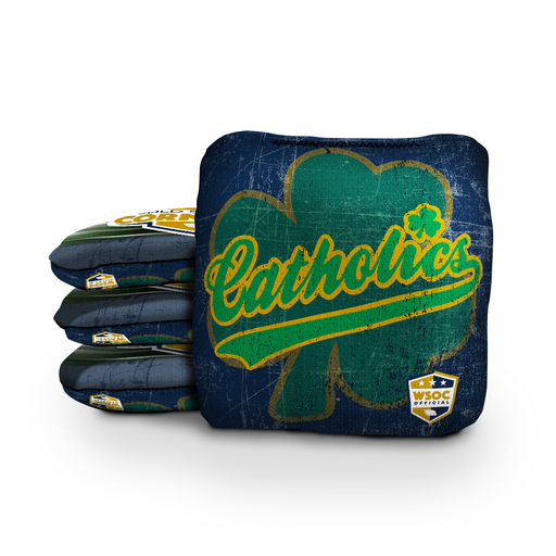 World Series of Cornhole 6-IN Professional Cornhole Bag - Notre Dame Catholics by World Series of Cornhole
