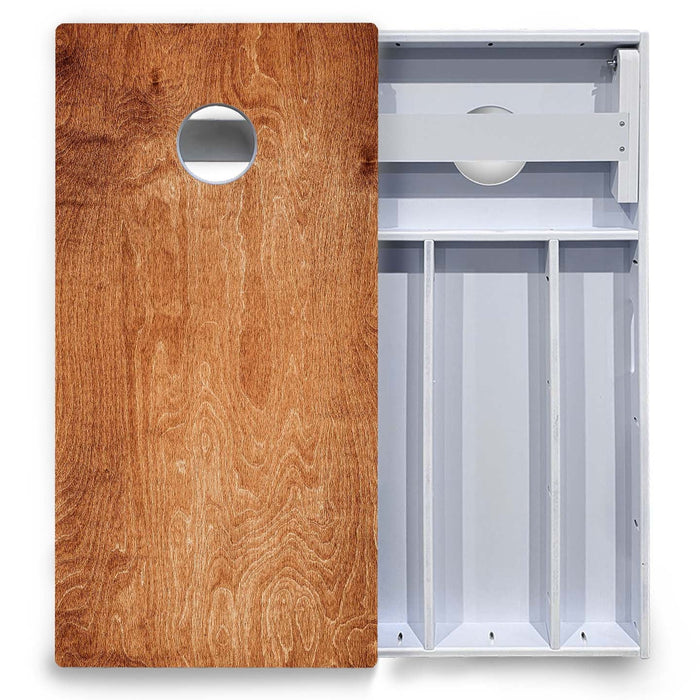 World Series of Cornhole Board Official All-Weather - Medium Wood by World Series of Cornhole