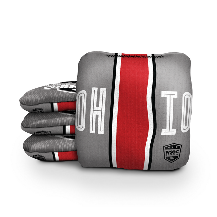World Series of Cornhole 6-IN Professional Cornhole Bag - WSOC Ohio State by World Series of Cornhole