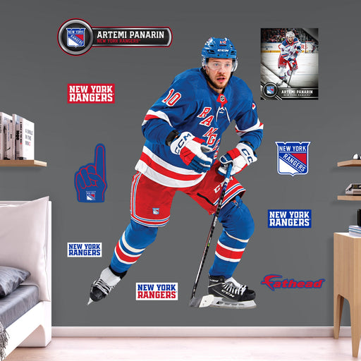 Artemi Panarin - RealBig Collection - Official NHL - New York Rangers - Reusable Vinyl Wall Decals #3