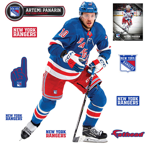 Artemi Panarin - RealBig Collection - Official NHL - New York Rangers - Reusable Vinyl Wall Decals #3