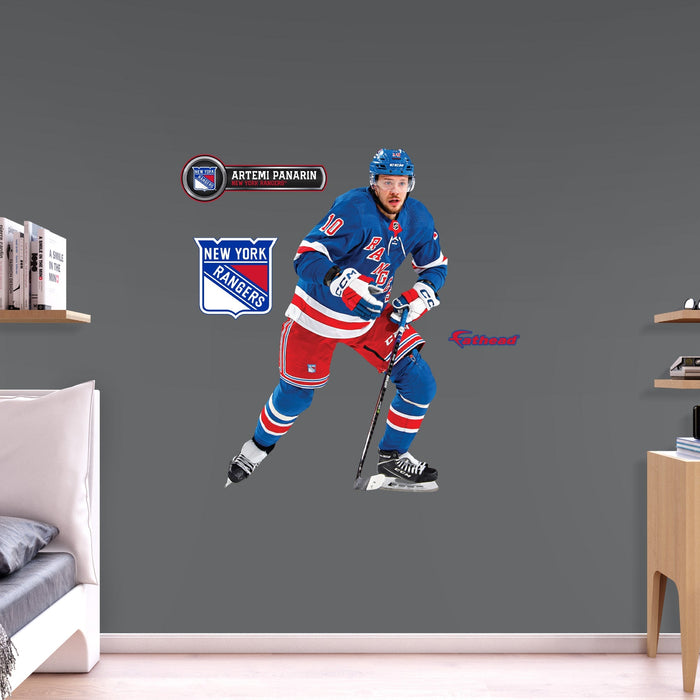 Artemi Panarin - RealBig Collection - Official NHL - New York Rangers - Reusable Vinyl Wall Decals #3