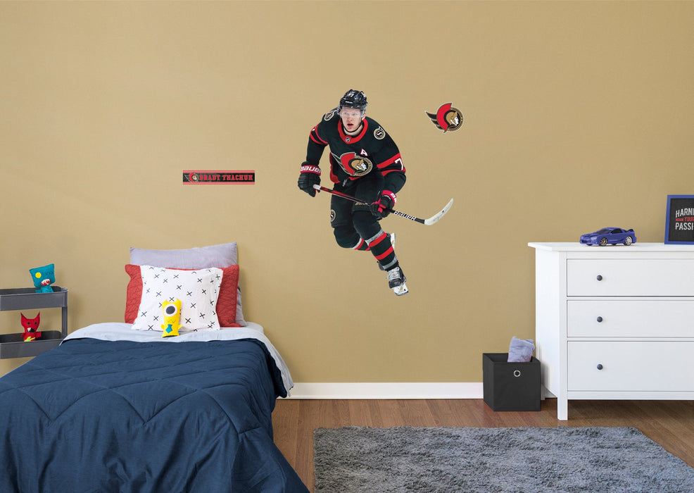 Brady Tkachuk - RealBig Collection - Official NHL - Ottawa Senators - Reusable Vinyl Wall Decals #2