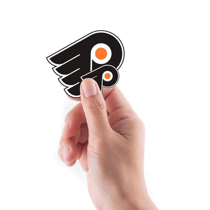 Philadelphia Flyers - 5 Logo Minis (Mixed Sizes) - Official NHL - Reusable Vinyl Decals