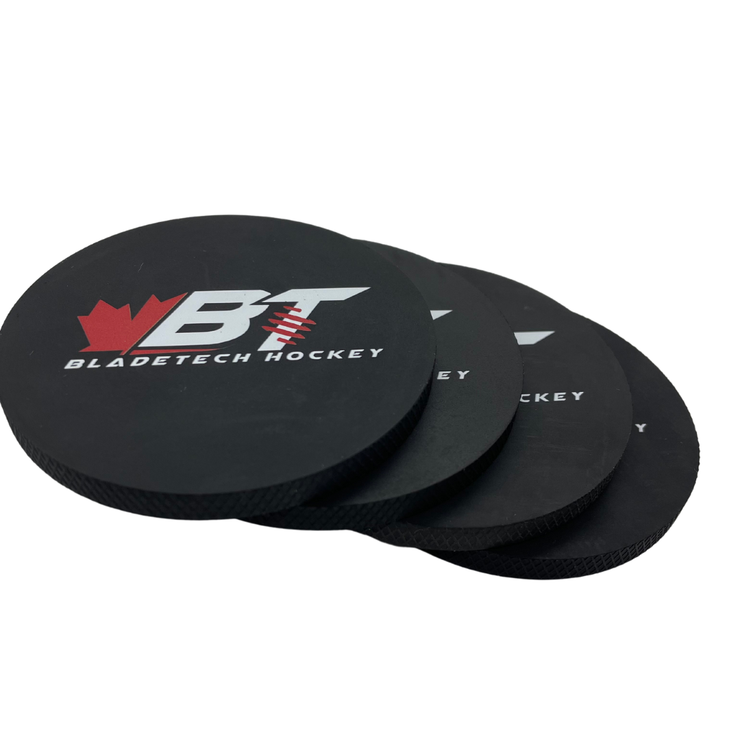 Puck Coasters: 4-set