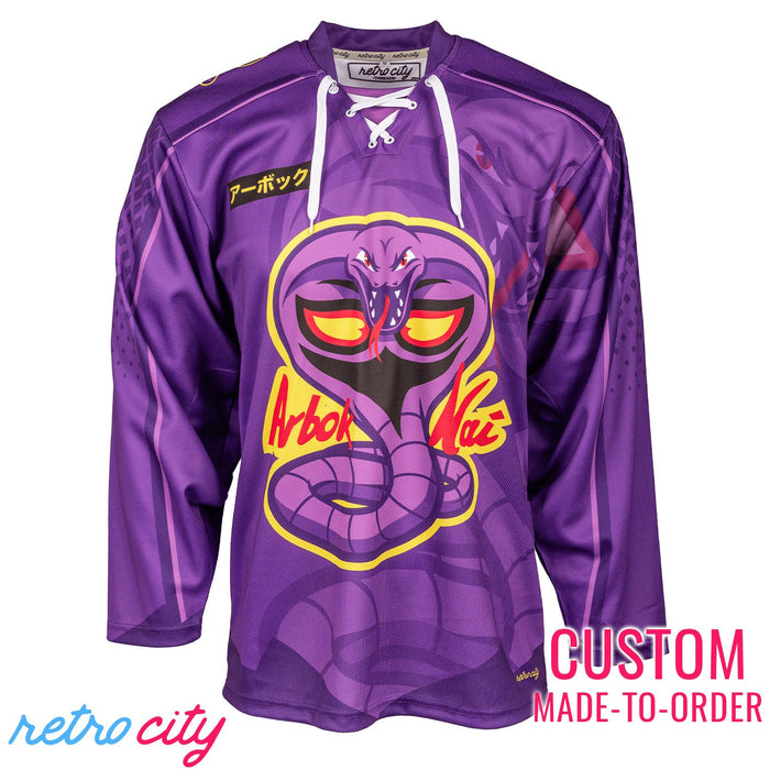 Arbok Kai PokéLeague Lace-Up Hockey Jersey Sweater