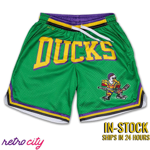 Mighty Ducks Hockey Retro Mesh Shorts *IN STOCK*