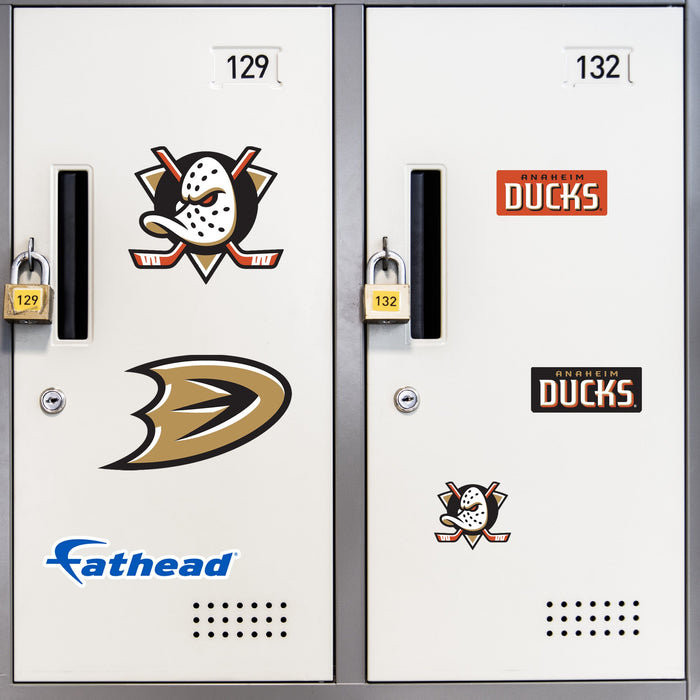 Anaheim Ducks - 5 Logo Minis (Mixed Sizes) - Official NHL - Reusable Vinyl Decals #2