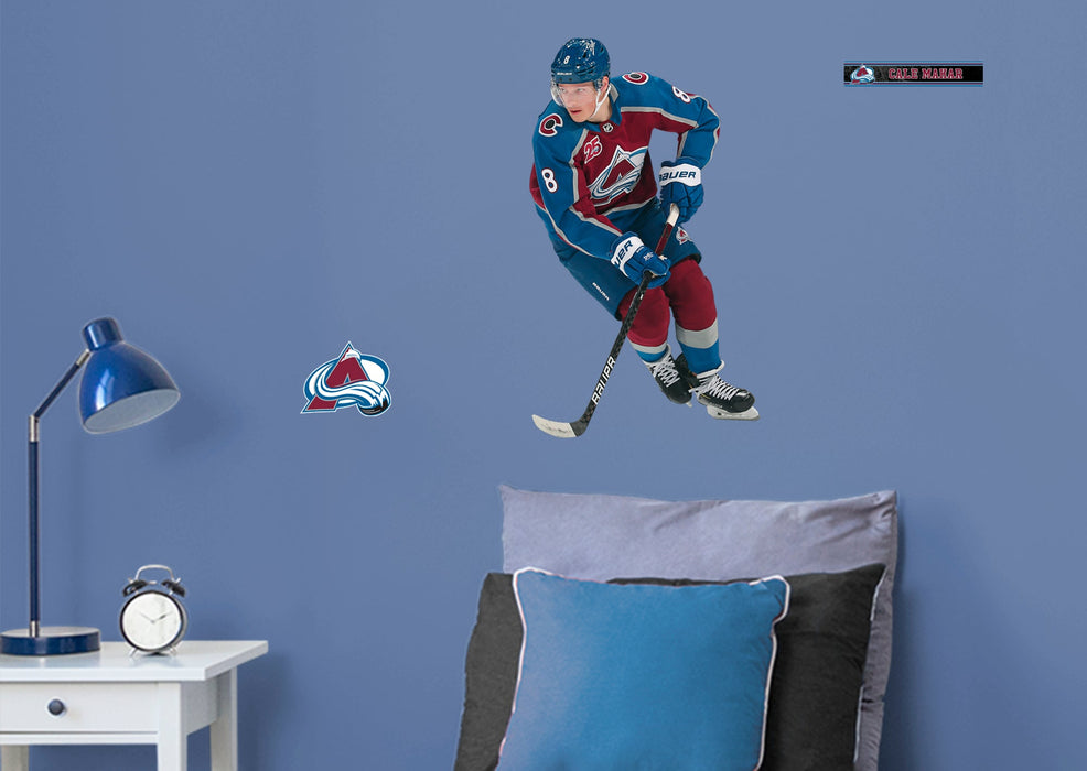Cale Makar - RealBig Collection - Official NHL - Colorado Avalanche - Reusable Vinyl Wall Decals #2